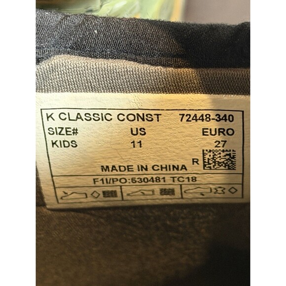 Bogs Kid's Classic II Insulated Rain Boots with Construction Vehicles Size 11 - Picture 7 of 8